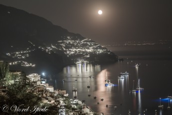 Amalfi Coast during night