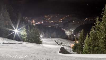 Söll, night skiing