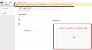 OneNote Web App issue when inserting a file