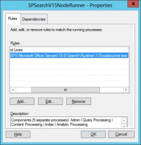 WSRM SharePoint Search V15 NodeRunner