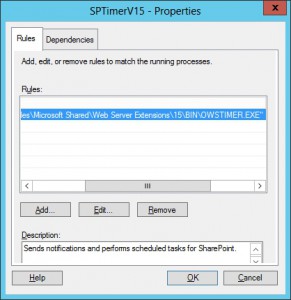 WSRM SharePoint Timer V15