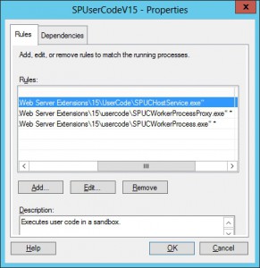 WSRM SharePoint UserCode V15