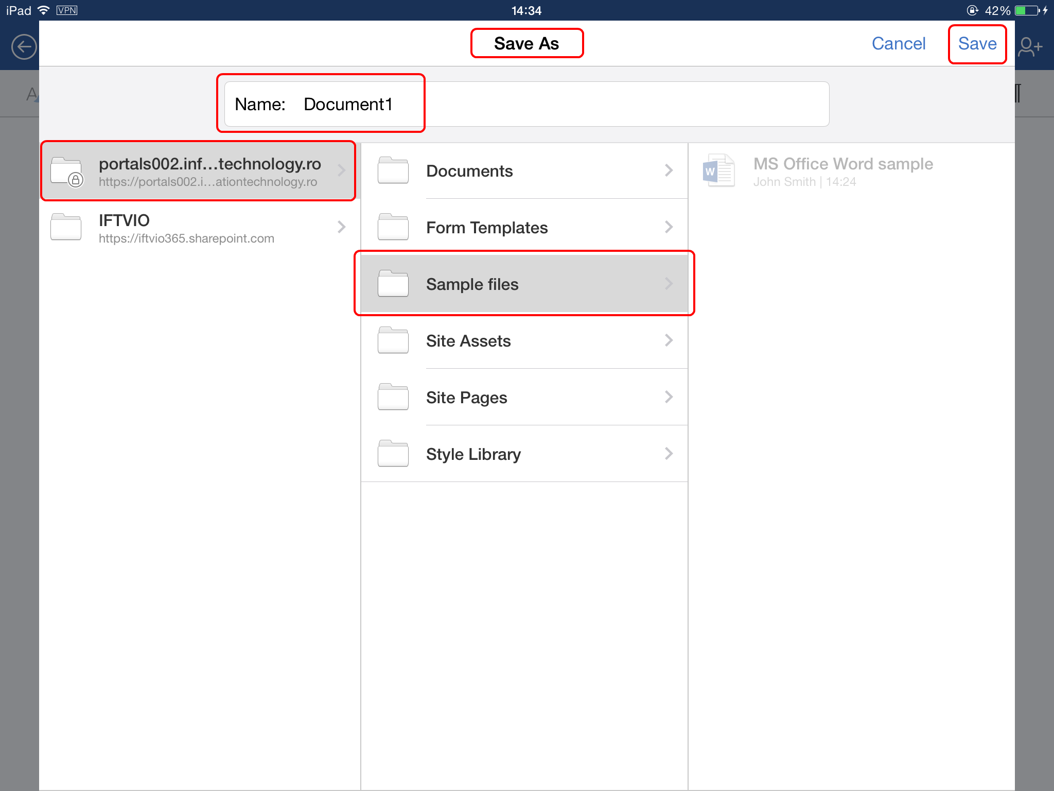 Collaborate Using Microsoft Word For Ipad App On Premises Viorel Iftode